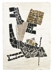 Zofia Artymowska, Oiseau sauvage, 1958, mosaïque sur plâtre