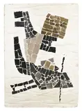 Zofia Artymowska, Oiseau sauvage, 1958, mosaïque sur plâtre