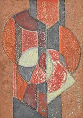 Gilbert Thevenot, Sans titre, huile sur toile