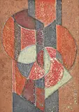 Gilbert Thevenot, Sans titre, huile sur toile