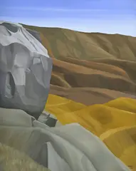 João Hogan, A Pedra, 1984, huile sur toile