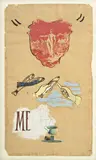Bernard Frize, Sans titre (Mefisto), 1984, huile sur papier marouflé sur toile