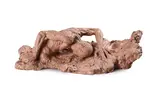 Adrien Bovy, Homme sortant de terre, sculpture en terre cuite