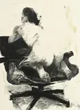 Philippe Pasqua, Sans titre, 2019, technique mixte sur papier