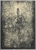 Louis Pons, Le cri de la cigale, encre sur papier