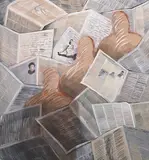 Juan Martinez, Ambiente de Pablo, 1983, acrylique sur toile