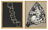 Luca Mengoni, diptyque, 2007, technique mixte sur papier