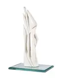 Pablo Atchugarry, Sans titre, 1995, sculpture en marbre de Carrare