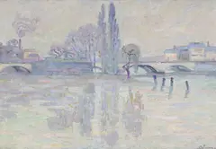 Armand Guillaumin, Rouen, vers 1898, huile sur toile