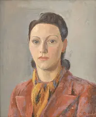 Alexandre Blanchet, Portrait de Mme Vauthier, 1940, huile sur toile