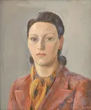 Alexandre Blanchet, Portrait de Mme Vauthier, 1940, huile sur toile