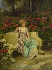 Yeend King, Love's Thought's, huile sur toile