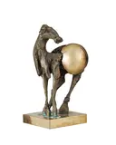 Nag Arnoldi, Cheval, sculpture en bronze