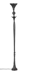 Alberto Giacometti, Lampadaire modèle "figure" dit aussi "Tête de femme", 1933, sculpture en bronze