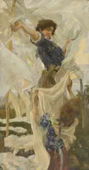 Ettore Tito, Tempo Favorevole, c. 1905, huile sur toile