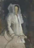 Edgar Degas, Femme à la coiffe blanche