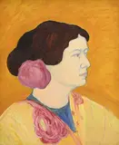 Albert Trachsel, Femme à la fleur