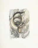 Deux petites chevêches au trou by Robert Hainard, 1983-1993, bois gravé, sold Mar 2024