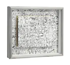Armand Desarzens, Poème Rafael Alberti, 2012, technique mixte (découpage, collage, acrylique et gravure au burin et technique mixte sur cuivre incorporée), épreuve spéciale 1/1