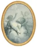 Jacob de Wit, Putti, c. 1740, huile sur toile