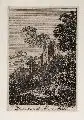 Johann Adolph Darnstedt, Die Ruinen des Schloßes Wehlen, Kupferstich nach einer Zeichnung von Adrian Zingg