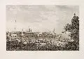 Christian Gottlob Hammer, Ansicht von Dresden. 1. Viertel 19. Jh, Kupferstich nach einem Gemälde von Otto Wagner