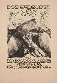 Otto Hettner, Das Erdbeben in Chile, 1914, Lithographie