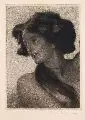 Max Pietschmann, Bacchantin, Um 1900, Schabkunstblatt