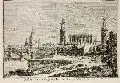 Carl Gottfried Nestler, Vue de la Ville de Dresde, du Coté du Couchant, Um 1770, Kupferstich