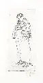 Heinrich Zille, Schwangere Frau mit Kind auf dem Arm, 1908, Heliogravur
