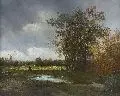 Tina Blau, Holländische Landschaft, Um 1875, Öl auf Leinwand