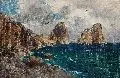 Gustav Adolf Thamm, Felsen bei Capri