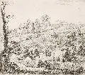 Karel Dujardin, Hirtin mit Tieren, 1653, Radierung auf Bütten