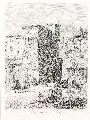 Gustav Friedrich Papperitz, Porta etrusca a Perugia, Radierung