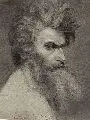 Herrenportrait by Eberhard Georg Friedrich von Wächter, 1807, Kohlezeichnung, weiß gehöht, sold Jun 2007