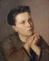Gustav Schauer, Damenportrait, Um 1900, Öl auf Leinwand