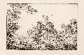 Ludwig Richter, Das Schloss und Dorf Gnadstein, 1820, Radierung aus dem Zyklus "70 Malerische An- und Aussichten der Umgegend von Dresden"