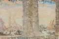 Hans Unger, Venedig, Um 1920, Farbkreidezeichnung