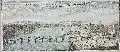 Moritz Bodenehr, Prospect der vom König Augusto erweiterten, erneuerten und herrlich gezierten Elb-Brücke zu Dresden, 1733, Kupferstich, koloriert