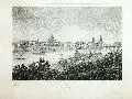 Carl Wilhelm Arldt, Dresden von der Bairbastei aus, Um 1830, Lithographie