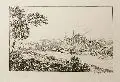 Ludwig Richter, Meißen und die Albrechtsburg, 1820, Radierung