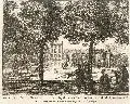 Lorenz Scherm, Gezigt van de zuidlaan 28..., Um 1705, Radierung