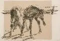 Emanuel Hegenbarth, Pferde, Um 1900, Kohlezeichnung