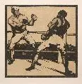 William Nicholson, Boxing, Linolschnitt