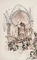 Theodor Rudolf Rocholl, Angrés, 1914, Aquarellierte Tuschezeichnung