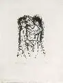 Drei Mädchen by Karl Hofer, Lithographie, sold Sep 2006