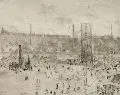 Paul Paeschke, Neues Hansaviertel in Berlin, 1910, Kaltnadelradierung