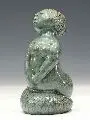 Sieghard Dittner, Meerjungfrau, Ton, türkis glasiert
