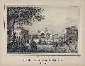 Carl Wilhelm Arldt, Bahnhof der leipzig=dresdner Eisenbahn in Dresden, Um 1830, Lithographie
