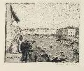 Paul Paeschke, Venedig-Canale Grande, Radierung